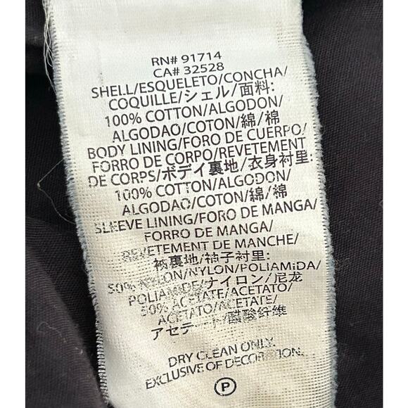 Armani Exchange Women’s Denim Chore Jacket Mock Collar Sz M Country Barn Outdoor - Picture 11 of 12